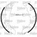 553813 VALEO Комплект тормозных колодок