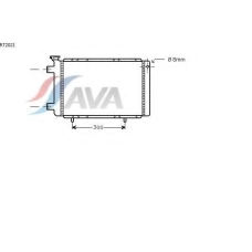 RT2021 AVA Радиатор, охлаждение двигателя