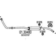 01.30480 MTS Предглушитель выхлопных газов