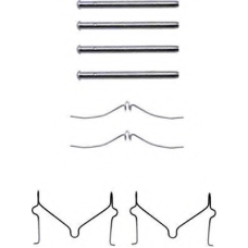 8DZ 355 202-331 HELLA Комплектующие, колодки дискового тормоза