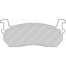 T0610378 RAMEDER Комплект тормозных колодок, дисковый тормоз