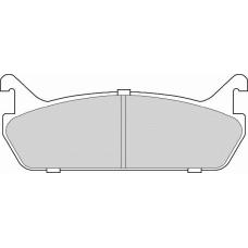 FD6694A NECTO Комплект тормозных колодок, дисковый тормоз