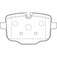 FD7527A NECTO Комплект тормозных колодок, дисковый тормоз