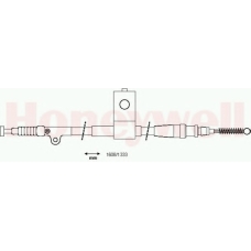 434367B BENDIX Трос, стояночная тормозная система