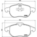 P 59 043 BREMBO Комплект тормозных колодок, дисковый тормоз