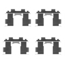 8DZ 355 205-391 HELLA Комплектующие, колодки дискового тормоза