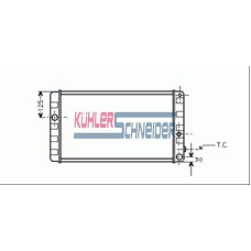 3302401 KUHLER SCHNEIDER Радиатор, охлаждение двигател