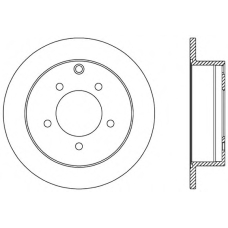 BDA2588.10 OPEN PARTS Тормозной диск