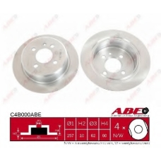 C4B000ABE ABE Тормозной диск