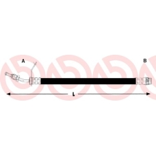 T 68 073 BREMBO Тормозной шланг