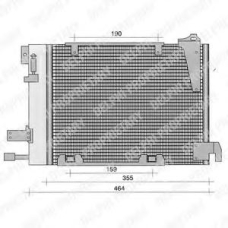 TSP0225221 DELPHI Конденсатор, кондиционер