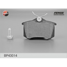 BP43014 FENOX Комплект тормозных колодок, дисковый тормоз