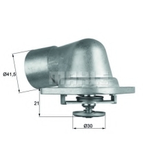 TI 46 92D BEHR Термостат, охлаждающая жидкость