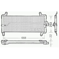 DCN09002 DENSO Конденсатор, кондиционер
