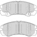 FD6986A NECTO Комплект тормозных колодок, дисковый тормоз