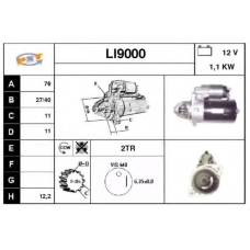 LI9000 SNRA Стартер
