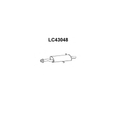 LC43048 VENEPORTE Глушитель выхлопных газов конечный