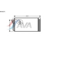 BWA5273 AVA Конденсатор, кондиционер