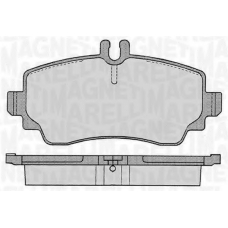 363916060301 MAGNETI MARELLI Комплект тормозных колодок, дисковый тормоз
