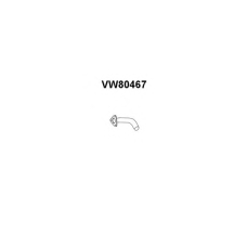 VW80467 VENEPORTE Труба выхлопного газа