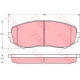 GDB3443<br />TRW<br />Комплект тормозных колодок, дисковый тормоз