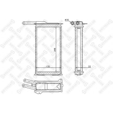 10-35009-SX STELLOX Теплообменник, отопление салона