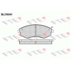 BL2395A1 FTE Комплект тормозных колодок, дисковый тормоз