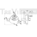 TA1517 TREVI AUTOMOTIVE Натяжная планка, поликлиновой ремень