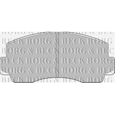 BBP1283 BORG & BECK Комплект тормозных колодок, дисковый тормоз