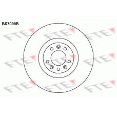 BS7099B FTE Тормозной диск