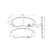 07.B314.44 BREMBO Комплект высокоэффективных тормозных колодок