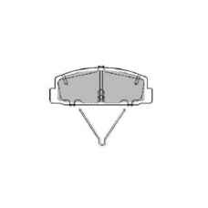 ASN-2229 AISIN Комплект тормозных колодок, дисковый тормоз