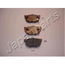 PP-595AF JAPANPARTS Комплект тормозных колодок, дисковый тормоз