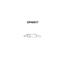 OP40017 VENEPORTE Глушитель выхлопных газов конечный