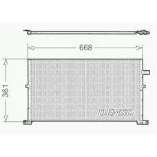 DCN10013 DENSO Конденсатор, кондиционер