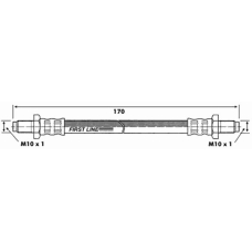 FBH6462 FIRST LINE Тормозной шланг