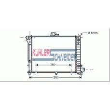 2000061 KUHLER SCHNEIDER Радиатор, охлаждение двигател