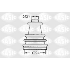 4003417 SASIC Комплект пылника, приводной вал