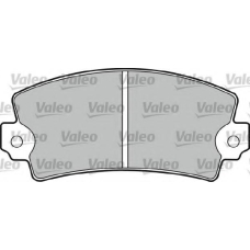 598077 VALEO Комплект тормозных колодок, дисковый тормоз