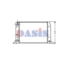 480490N AKS DASIS Радиатор, охлаждение двигателя